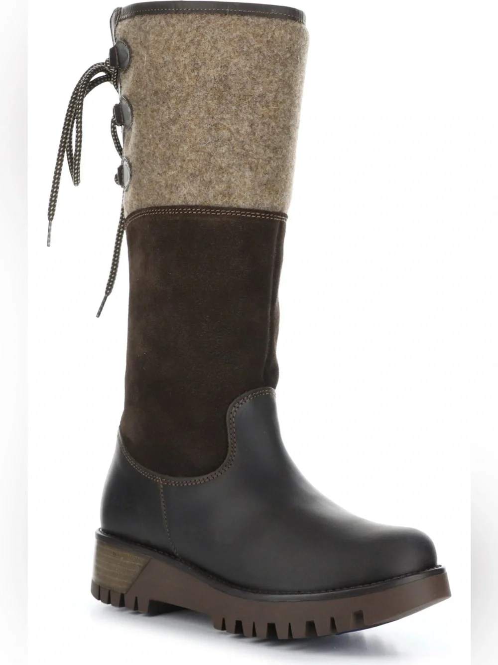 NWT Goose Primaloft® Waterproof Boiled Wool Mid Calf Boot